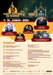 Cartaz Festa de Santo António da Guarda 2026 - Moreira