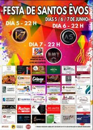 Cartaz Festa de Santos Évos 2026 - Viseu