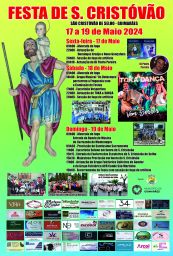 Cartaz Festa de São Cristóvão 2024 - São Cristóvão de Selho