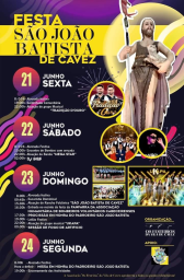 Cartaz Festa de São João 2024 - Cavez