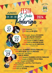 Cartaz Festa de São João 2024 - Pelariga