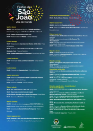 Cartaz Festa de São João 2024 - Vila do Conde