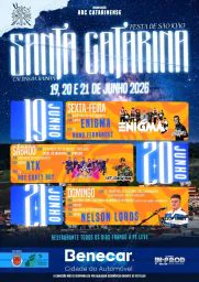Cartaz Festa de São João 2026 - Santa Catarina