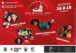 Cartaz Festa de São Miguel 2024 - Juncal