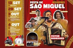 Cartaz Festa de São Miguel 2026 - Jesufrei