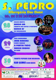 Cartaz Festa de São Pedro 2024 - Albergaria dos Doze