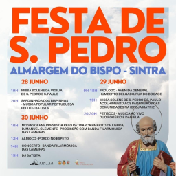 Cartaz Festa de São Pedro 2024 - Sintra