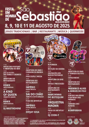 Cartaz Festa de São Sebastião 2025 - Escalos de Baixo