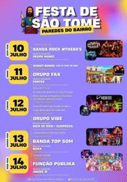 Cartaz Festa de São Tomé 2026 - Paredes do Bairro
