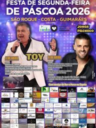 Cartaz Festa de Segunda-Feira de Páscoa 2026 - São Roque