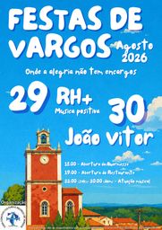 Cartaz Festa de Vargos 2026 - Vargos