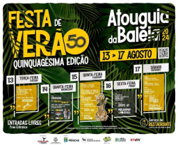 Cartaz Festa de Verão 2024 - Atouguia da Baleia