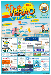 Cartaz Festa de Verão 2024 - Vale do Arco