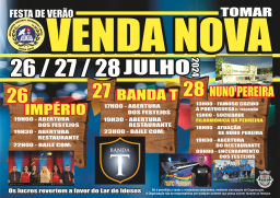 Cartaz Festa de Verão 2024 - Venda Nova
