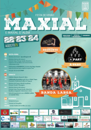 Cartaz Festa de Verão 2025 - Maxial