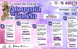 Cartaz Festa de Verão 2026 - Atouguia da Baleia