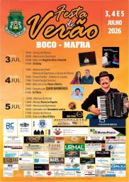 Cartaz Festa de Verão 2026 - Boco