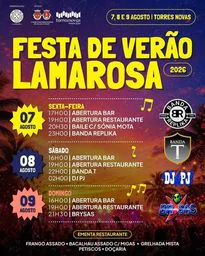 Cartaz Festa de Verão 2026 - Lamarosa