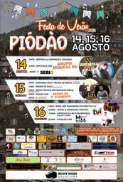 Cartaz Festa de Verão 2026 - Piódão