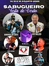 Cartaz Festa de Verão 2026 - Sabugueiro
