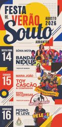 Cartaz Festa de Verão 2026 - Souto