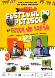 Cartaz Festa de Verão 2026 - Vila Nova de Santo André