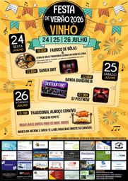 Cartaz Festa de Verão 2026 - Vinhó