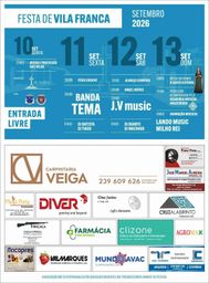 Cartaz Festa de Vila Franca 2026 - Vila Franca