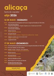 Cartaz Festa do Caçador 2026 - Alijó