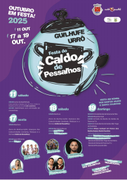 Cartaz Festa do Caldo de Pessalhos 2025 - Urrô