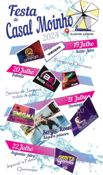 Cartaz Festa do Casal Moinho 2024 - Atouguia da Baleia