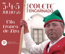 Cartaz Festa do Colete Encarnado 2026 - Vila Franca de Xira