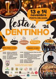 Cartaz Festa do Dentinho 2026 - Ponta Delgada