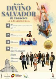 Cartaz Festa do Divino Salvador 2026 - Fânzeres