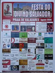 Cartaz Festa do Divino Salvador 2026 - Valadares