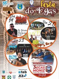 Cartaz Festa do Egas 2026 - Paço de Sousa