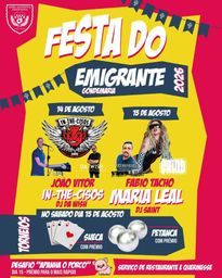 Cartaz Festa do Emigrante 2026 - Gondemaria