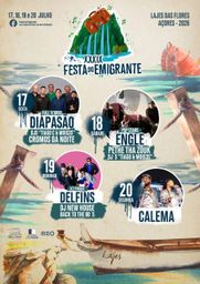 Cartaz Festa do Emigrante 2026 - Lajes das Flores