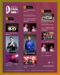 Cartaz Festa do Faial 2026 - Faial