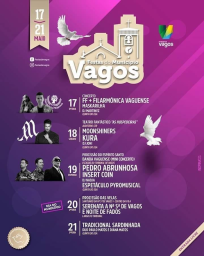 Cartaz Festa do Municipio 2024 - Vagos