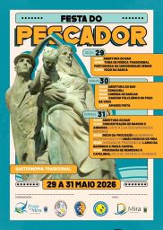Cartaz Festa do Pescador 2026 - Praia de Mira