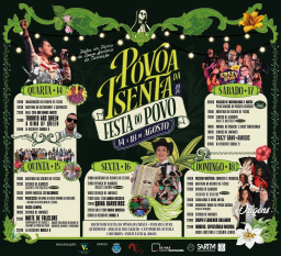 Cartaz Festa do Povo 2024 - Póvoa da Isenta