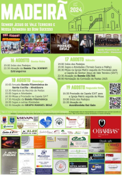 Cartaz Festa Do Senhor Jesus De Vale Terreiro 2024 - Madeirã