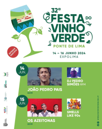 Cartaz Festa do Vinho Verde 2024 - Ponte de Lima