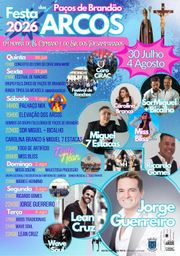 Cartaz Festa dos Arcos 2026 - Paços de Brandão