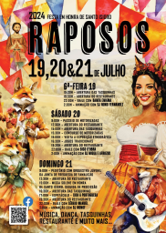 Cartaz Festa dos Raposos 2024 - Nazaré
