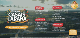Cartaz Festa em Casais Larana 2024 - Torres Vedras
