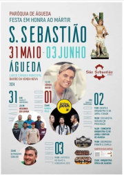 Cartaz Festa em Honra ao Mártir de São Sebastião 2024 - Águeda