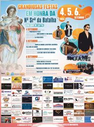 Cartaz Festa em honra da Nª Srª da Batalha 2026 - Vila Cova de Carros