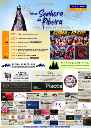 Cartaz Festa em Honra da Nossa Senhora da Ribeira 2025 - Covais